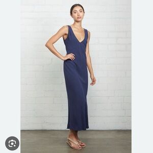 Rachel Pally Linen Simona Navy Dress new with tags